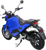 Elektro Motorrad RE8 Blau 45km/h 72V20Ah Lead Accid...