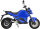 Elektro Motorrad RE8 Blau 45km/h 72V20Ah Lead Accid Alufelgen komplett zusammengebaut