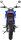 Elektro Motorrad RE8 Blau 45km/h 72V20Ah Lead Accid Alufelgen komplett zusammengebaut
