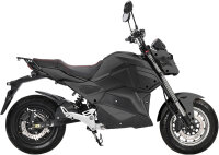 Elektro Motorrad RE8 Schwarz 45km/h 72V20Ah Lead Accid Alufelgen komplett zusammengebaut