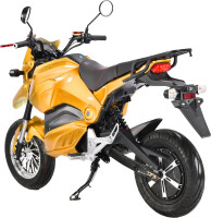 SuperMoto Elektro Motorrad RE8SM Orange 45km/h 72V20Ah Lead Accid Alufelgen