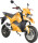 SuperMoto Elektro Motorrad RE8SM Orange 45km/h 72V20Ah Lead Accid Alufelgen