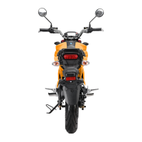 Elektro Motorrad RE8 Orange 45km/h 72V20Ah Lead Accid Alufelgen Naked Bike