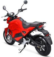 Elektro Motorrad RE8 Matt-Red 45km/h 72V20Ah Lead Accid...