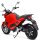 Elektro Motorrad RE8 Matt-Red 45km/h 72V20Ah Lead Accid Alufelgen komplett zusammengebaut