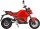 Elektro Motorrad RE8 Matt-Red 45km/h 72V20Ah Lead Accid Alufelgen komplett zusammengebaut