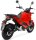 Elektro Motorrad RE8 Matt-Red 45km/h 72V20Ah Lead Accid Alufelgen komplett zusammengebaut