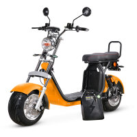 RocknBikes CP1.6 Alu-Felgen Motorroller 45km/h Elektroscooter Weiss Akku nach Wahl