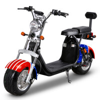 RocknBikes CP1.6 mit Alu-Felgen Motorroller 45km/h Elektroscooter UK-Flag