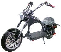 Motorrad Chopper RE10CP4 Elektro-Chopper Schwarz 45km/h 60V25Ah Alufelgen 3kW