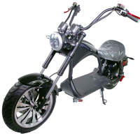 Motorrad Chopper RE10CP4 Elektro-Chopper Schwarz 45km/h 60V25Ah Alufelgen 3kW