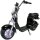 RocknBikes Harley Scooter REH05 8-4 Schwarz Elektro Motorroller Scooter CityCoco Alu Felgen Akku 60V20Ah