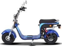 RocknBikes Harley Scooter REH05 8-4 BlueMix Elektro Motorroller Scooter CityCoco Alu Felgen Akku 60V20Ah