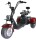 Rocknbikes CP3.1 Trike Schwarz/Rot 45km/h Elektroroller mit Akku 60V25Ah