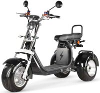 Rocknbikes CP7.1 Trike mit Neigefunktion Schwarz 45km/h...