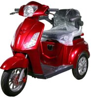 Rocknbikes R500 Elektro-Seniorenmobil Burgundy Rot...