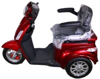 Rocknbikes R500 Elektro-Seniorenmobil Burgundy Rot metallic 25km/h Akku 60V20aH Senioren Roller E-Scooter Roller