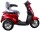 Rocknbikes R500 Elektro-Seniorenmobil Burgundy Rot metallic 25km/h Akku 60V20aH Senioren Roller E-Scooter Roller