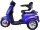 Rocknbikes R500 Elektro-Seniorenmobil Blau Deep Blue Metallic 25km/h Akku 60V20aH Senioren Roller E-Scooter Roller Blue