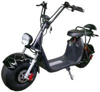HR-2 RocknBikes Elektroroller Motorroller 45km/h Harley Scooter CitiCoco Spider Black ohne Akku teilzerlegt