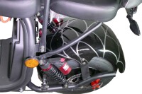 HR-2 RocknBikes Elektroroller Motorroller 45km/h Harley Scooter CitiCoco Spider Black ohne Akku teilzerlegt