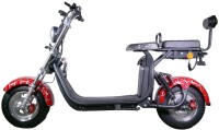 RocknBikes CP1.6 Spider-Red Rot Elektroroller Motorroller 25km/h oder 45km/h, Akku-Version, zusammnebau frei wählbar Elektro-Scooter CitiyCoco Alu-Felgen