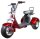 Rocknbikes CP7.1 Trike mit Neigefunktion Burgundy-Rot metallic 45km/h Elektroroller mit Akku 60V25Ah