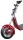 Rocknbikes CP7.1 Trike mit Neigefunktion Burgundy-Rot metallic 45km/h Elektroroller mit Akku 60V25Ah