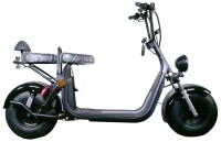 HR-2 RocknBikes Elektroroller Motorroller 45km/h o. 25km/h Harley Scooter CitiCoco Black Shiny Akku wählbar