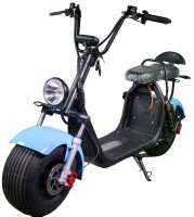 HR-2 RocknBikes Elektroroller Motorroller 45km/h o. 25km/h Harley Scooter CitiCoco Himmelblau Akku wählbar