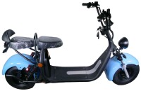 HR-2 RocknBikes Elektroroller Motorroller 45km/h o. 25km/h Harley Scooter CitiCoco Himmelblau Akku wählbar