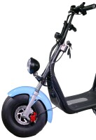 HR-2 RocknBikes Elektroroller Motorroller 45km/h o. 25km/h Harley Scooter CitiCoco Himmelblau Akku wählbar