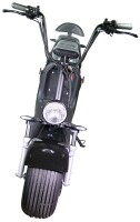 HR-2 RocknBikes Elektroroller Motorroller 45km/h Harley Scooter CitiCoco Black Shiny Akku wählbar