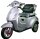 Rocknbikes R500 Elektro-Seniorenmobil Silber metallic 25km/h Akku 60V20aH Senioren Roller E-Scooter Roller