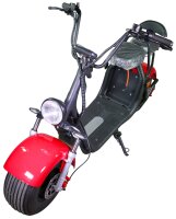 HR-2 RocknBikes Elektroroller Motorroller 45km/h o. 25km/h Harley Scooter CitiCoco Ferrari Rot Akku wählbar