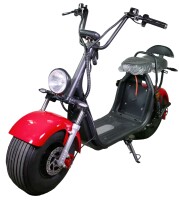 HR-2 RocknBikes Elektroroller Motorroller 45km/h o. 25km/h Harley Scooter CitiCoco Ferrari Rot Akku wählbar