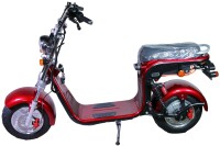 RocknBikes Harley Scooter REH05 8-4 Burgundy Rot metalic Elektro Motorroller Scooter CityCoco Alu Felgen Akku 60V20Ah Ausstellungsfahrzeug