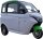 MoveEco MicroCar 45km/h RX2E Mokick Version 2 Personen Lightgrey-Grün Ab15 Jahren mit Führerschein AM