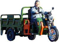 Elektrische Dreirad Cargo 500 NC09 Grün EEC 45km/h o. 25km/h Version Akku 72V58Ah ca. 70-80km Reichweite