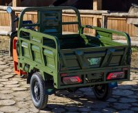 Elektrische Dreirad Cargo 500 NC09 Grün EEC 45km/h o. 25km/h Version Akku 72V58Ah ca. 70-80km Reichweite