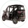 MoveEco MicroCar 45km/h RX9E Mokick Version Schwarz 2 Personen Zulasung Ab15 Jahren mit Führerschein AM 2-Jahre Garantie
