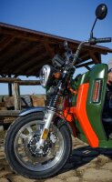 Elektrische Dreirad Cargo Trike 500 NC09 Grün EEC 25km/h Version Cargo Dreirad Akku 72V58Ah 70-80km Reichweite