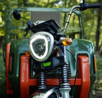 Elektrische Dreirad Cargo Trike 500 NC09 Grün EEC 25km/h Version Cargo Dreirad Akku 72V58Ah 70-80km Reichweite