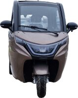 MoveEco MicroCar 25km/h RX2E Mofa Version Braun 2 Personen zulassung, fahrbar ab 15