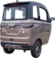 MoveEco MicroCar 25km/h RX2E Mofa Version Braun 2 Personen zulassung, fahrbar ab 15