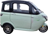 MoveEco MicroCar 25km/h RX2E Mofa Version Mint-Grün 2 Personen zulassung, fahrbar ab 15