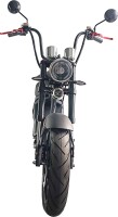 Rocknbikes RE10 MH3 Elektro-Chopper Schwarz-Matt 45km/h Doppelsitzbank Alufelgen 3kW Teilzerlegt im Karton mit Akku 60V30Ah