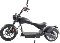 Rocknbikes RE10 MH3 Elektro-Chopper Schwarz-Matt 45km/h Doppelsitzbank Alufelgen 3kW  Akku 60V30Ah