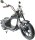 Rocknbikes RE10 MH3 Elektro-Chopper Schwarz-Matt 45km/h Doppelsitzbank Alufelgen 3kW  Akku 60V30Ah