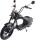 Rocknbikes RE10 MH3 Elektro-Chopper Schwarz-Matt 45km/h Doppelsitzbank Alufelgen 3kW  Akku 60V30Ah